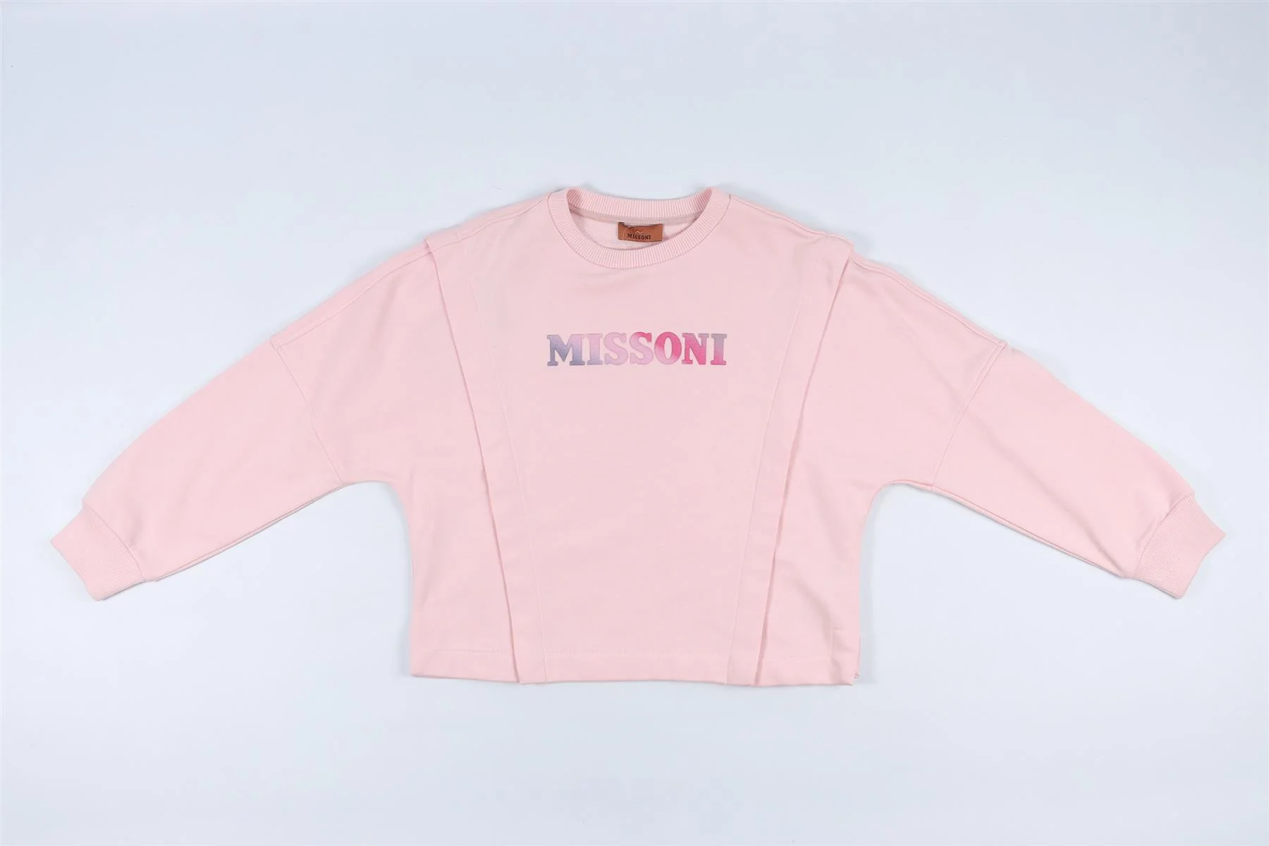 MISSONI PINK KIDS GIRLS COTTON SWEATSHIRT 12 YEARS - Image 2