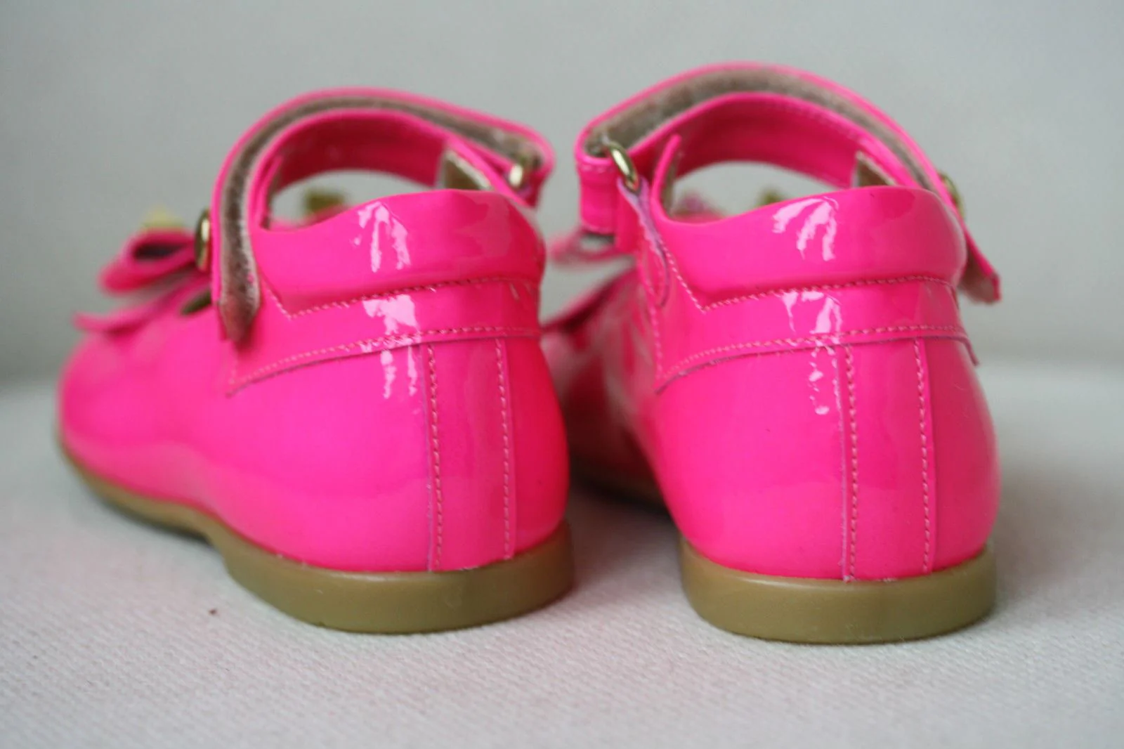 MISSOURI BABY FUSCHIA BALLERINA SHOES EU 19 UK 3 US 4 - Image 3