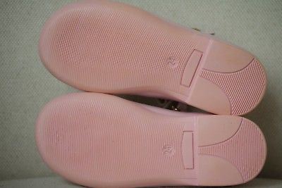 MISSOURI GIRLS PINK LEATHER BOW SHOES EU 24 UK 7 - Image 9