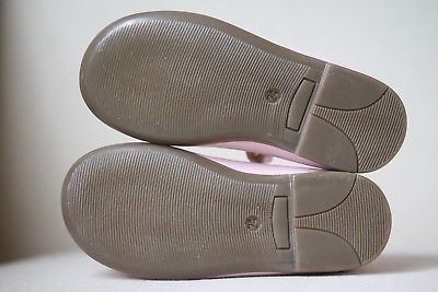 MISSOURI GIRLS PINK LEATHER BOW SHOES EU 24 UK 7 - Image 10