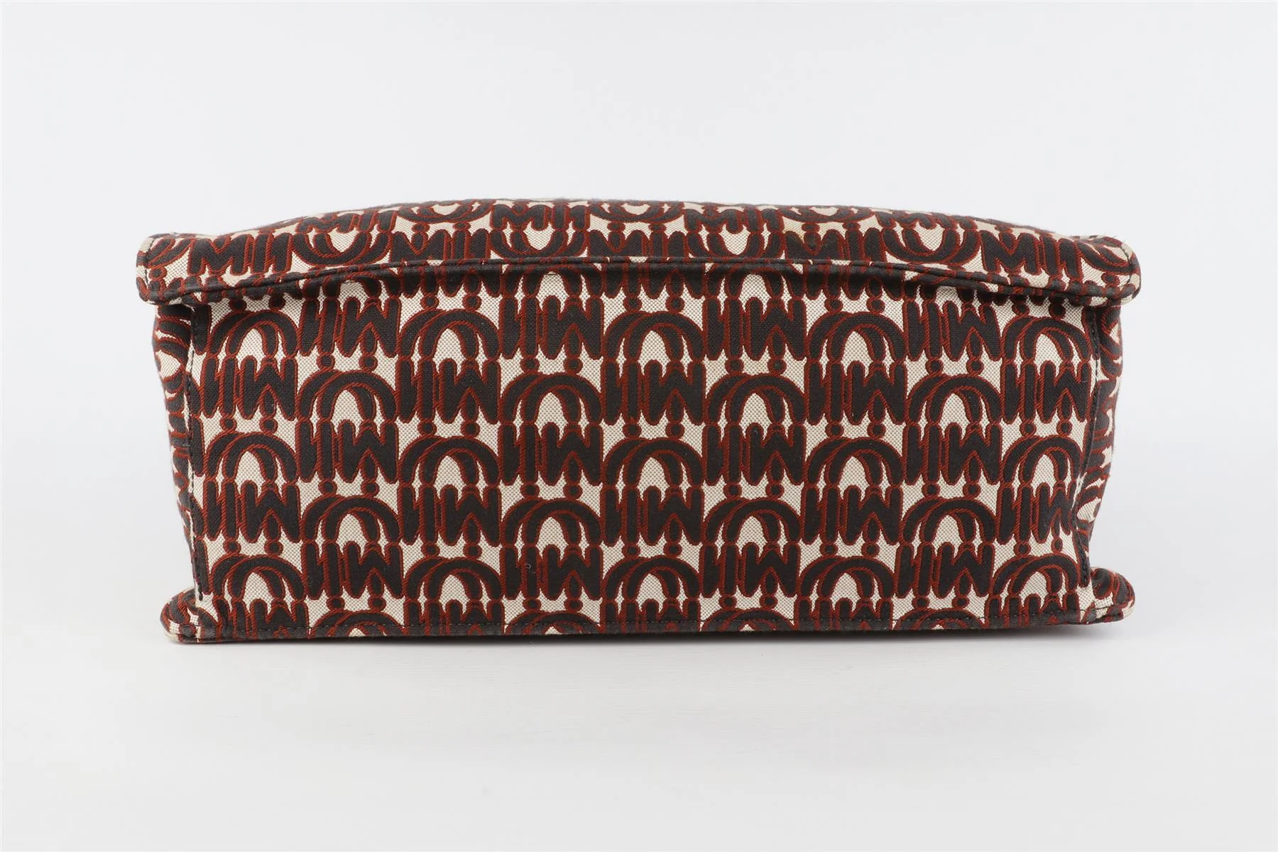 MIU MIU BLACK MADRAS JACQUARD TOTE BAG - Image 7