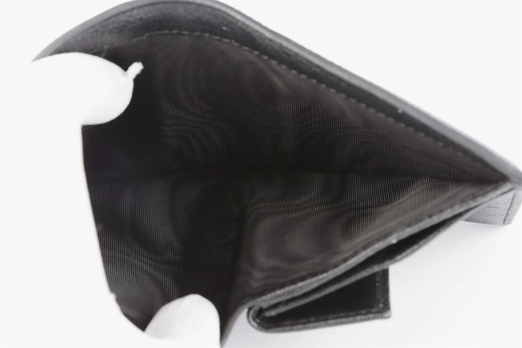 MIU MIU BLACK MADRAS JACQUARD WALLET - Image 10
