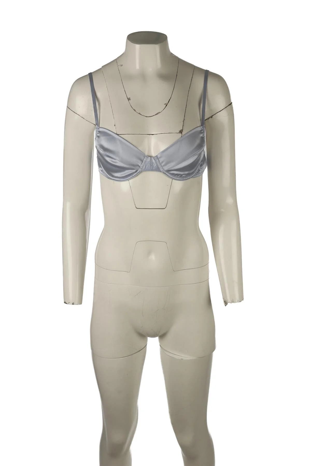 MIU MIU BLUE SILK BRA 3 - Image 2