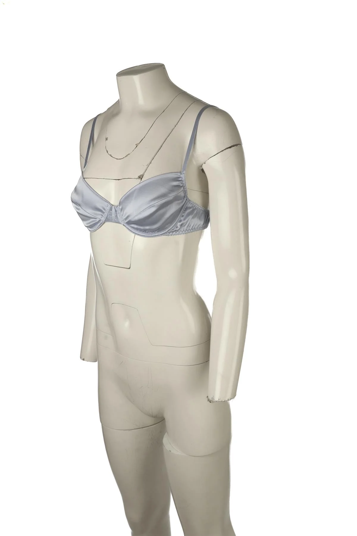 MIU MIU BLUE SILK BRA 3 - Image 3