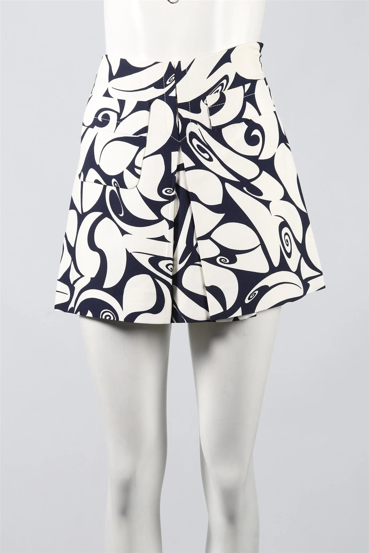 MIU MIU CREPE MINI SKIRT IT 36 UK 4 - Image 6