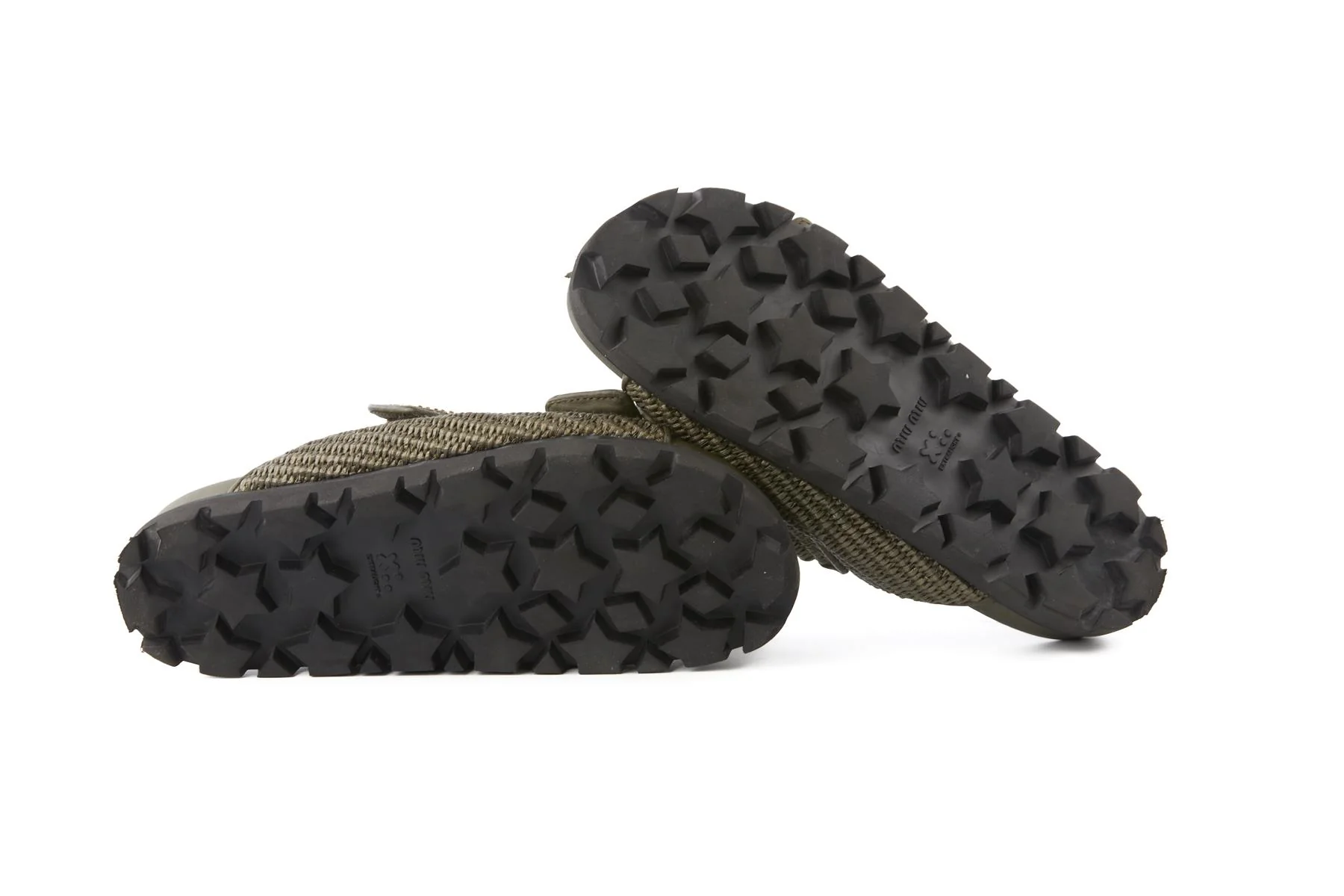 MIU MIU GREEN CROCHET SLIDES EU 40 UK 7 US 10 - Image 6