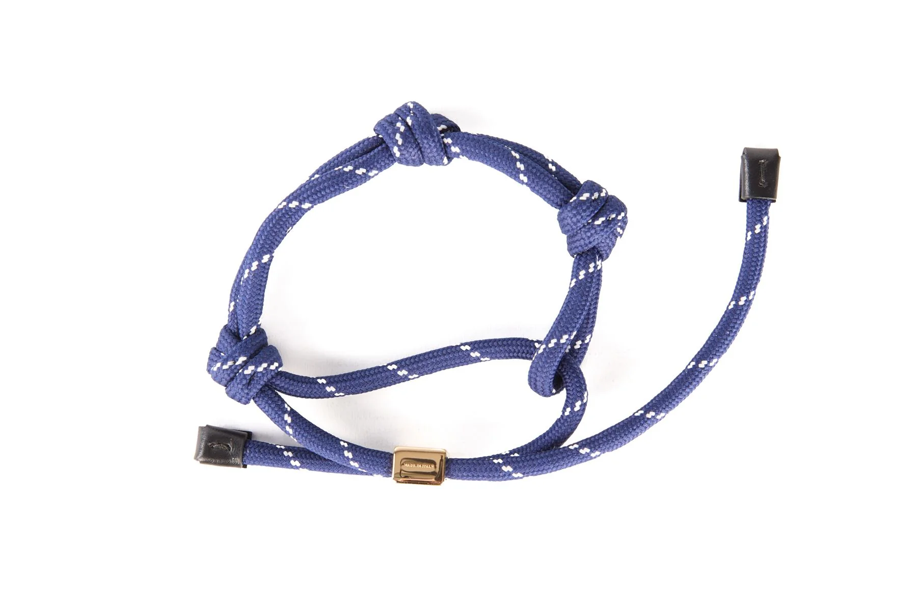 MIU MIU NAVY CORD BRACELET ONE SIZE - Image 6