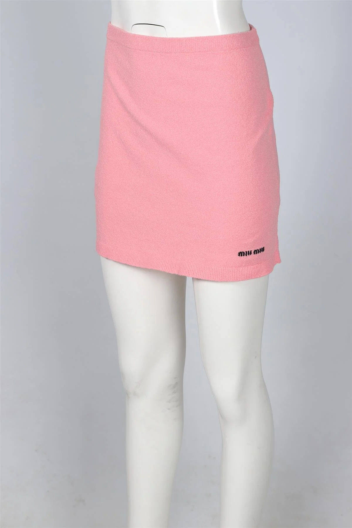 MIU MIU PINK COTTON MINI SKIRT MEDIUM - Image 3