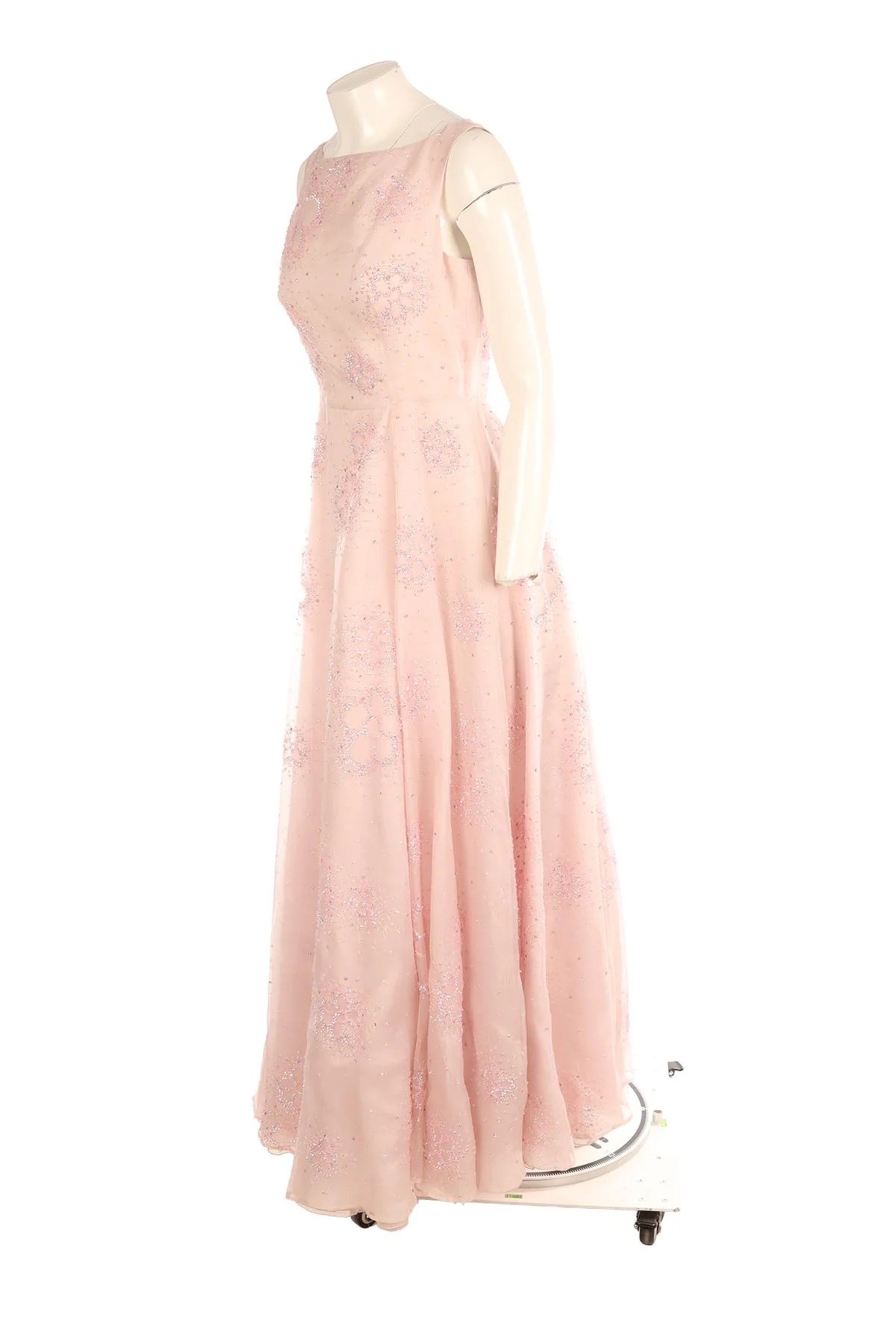 MIU MIU PINK SILK GOWN IT 40 UK 8 - Image 3
