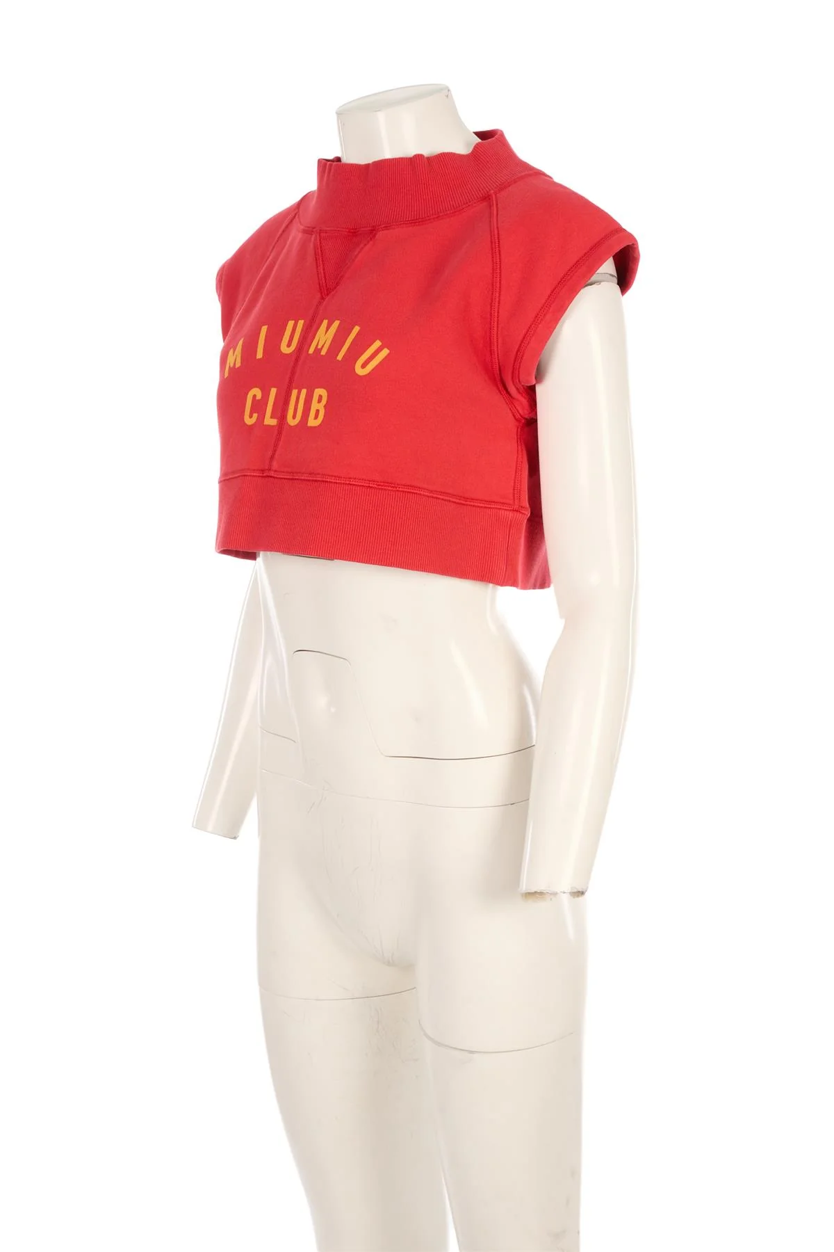 MIU MIU RED COTTON TOP MEDIUM - Image 3