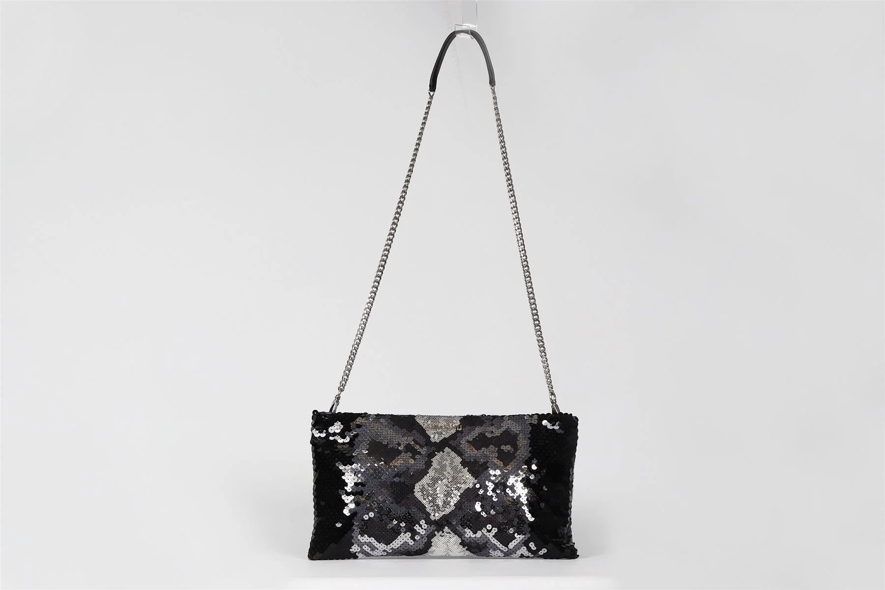 MIU MIU SEQUIN AND SATIN CLUTCH - Image 2