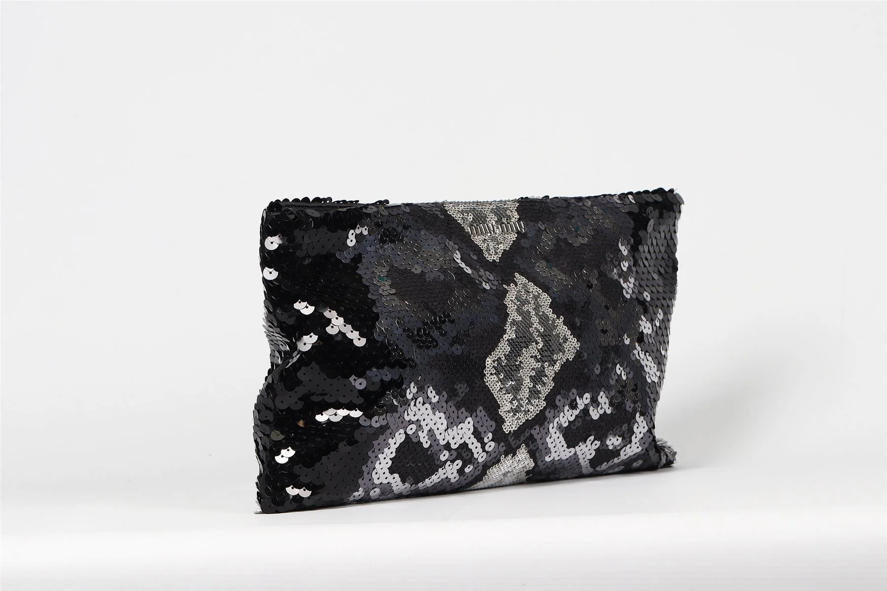 MIU MIU SEQUIN AND SATIN CLUTCH - Image 3