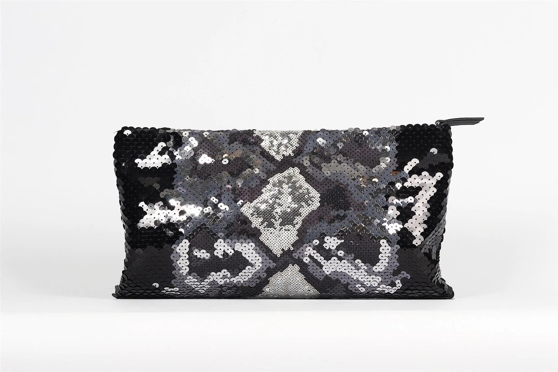 MIU MIU SEQUIN AND SATIN CLUTCH - Image 6
