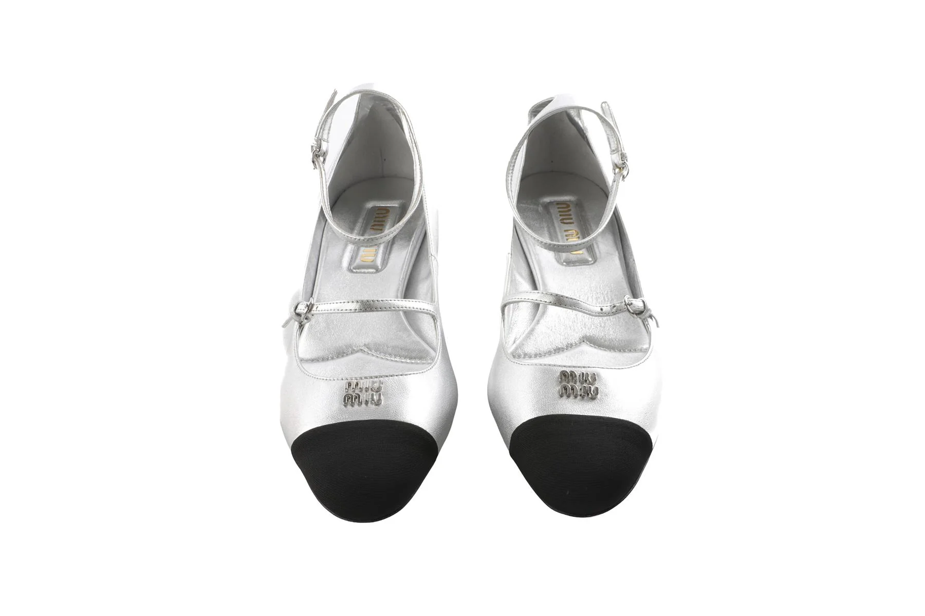 Miu Miu Silver Mordoré Leather Pumps EU 40 UK 6 US 7 - Image 3