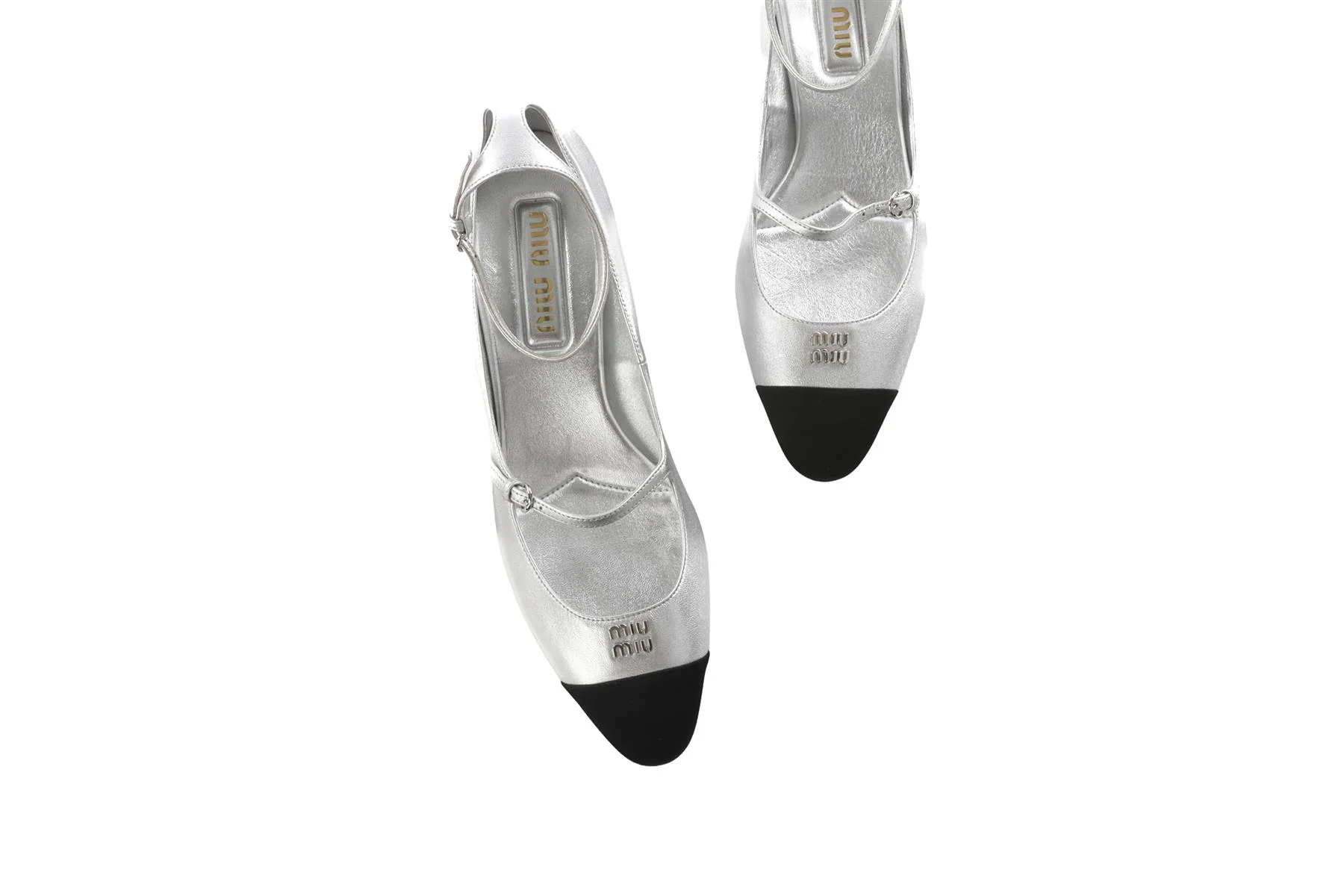 Miu Miu Silver Mordoré Leather Pumps EU 40 UK 6 US 7 - Image 4