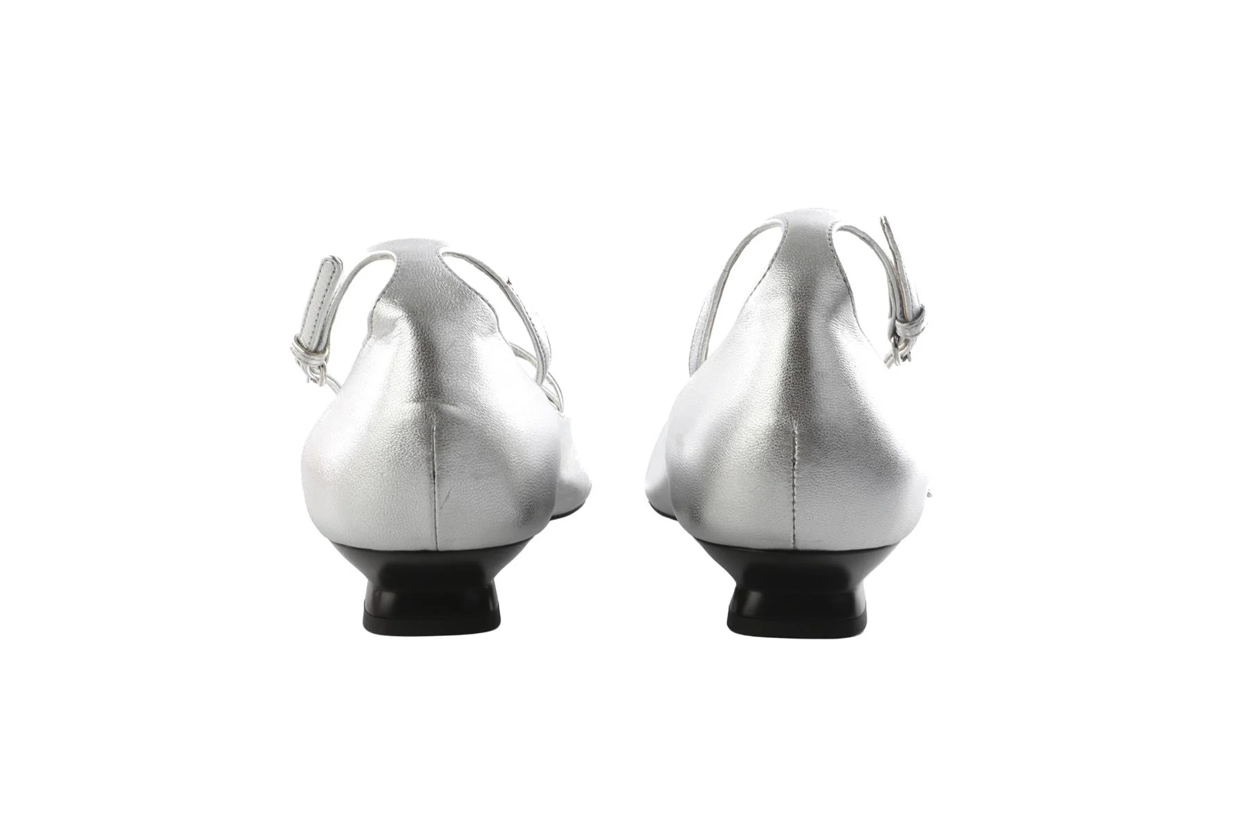 Miu Miu Silver Mordoré Leather Pumps EU 40 UK 6 US 7 - Image 5