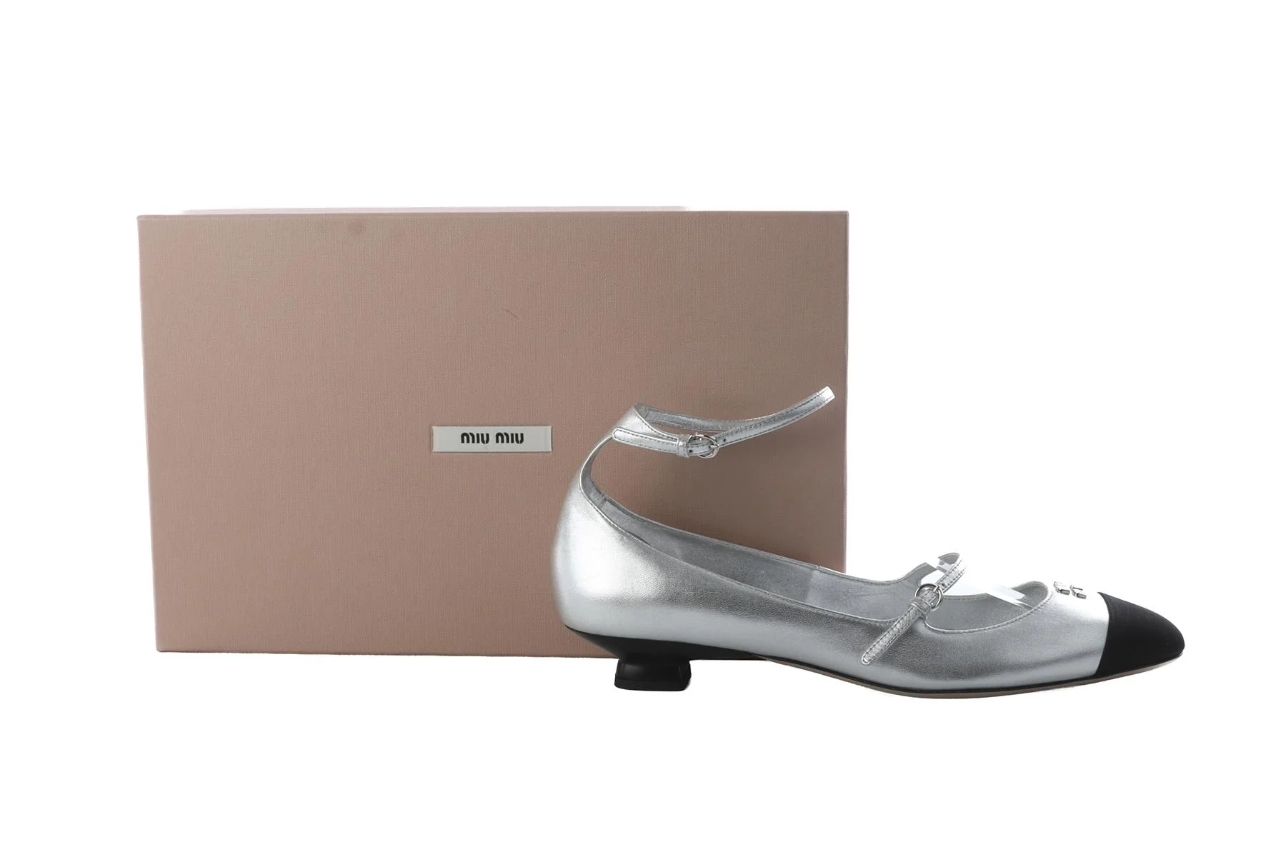 Miu Miu Silver Mordoré Leather Pumps EU 40 UK 6 US 7 - Image 7