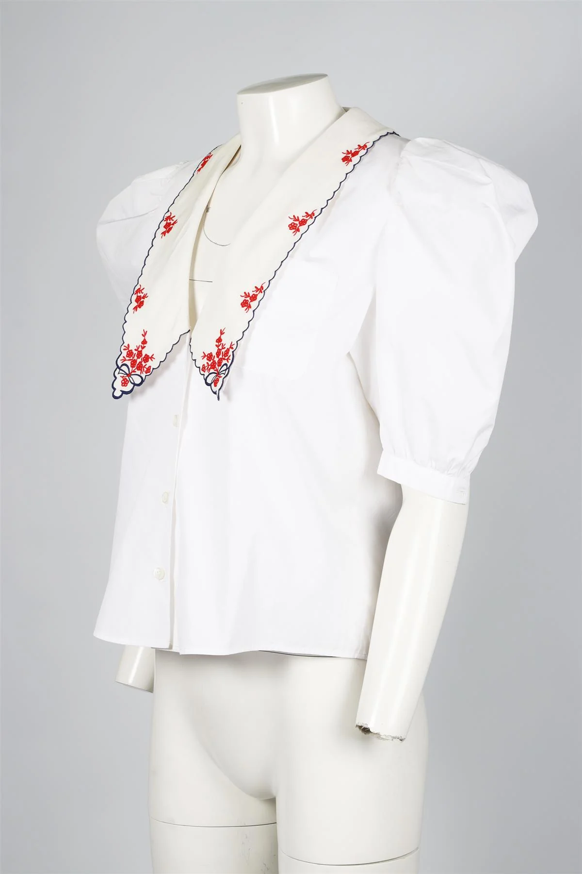 MIU MIU WHITE COTTON SHIRT IT 38 UK 6 - Image 4