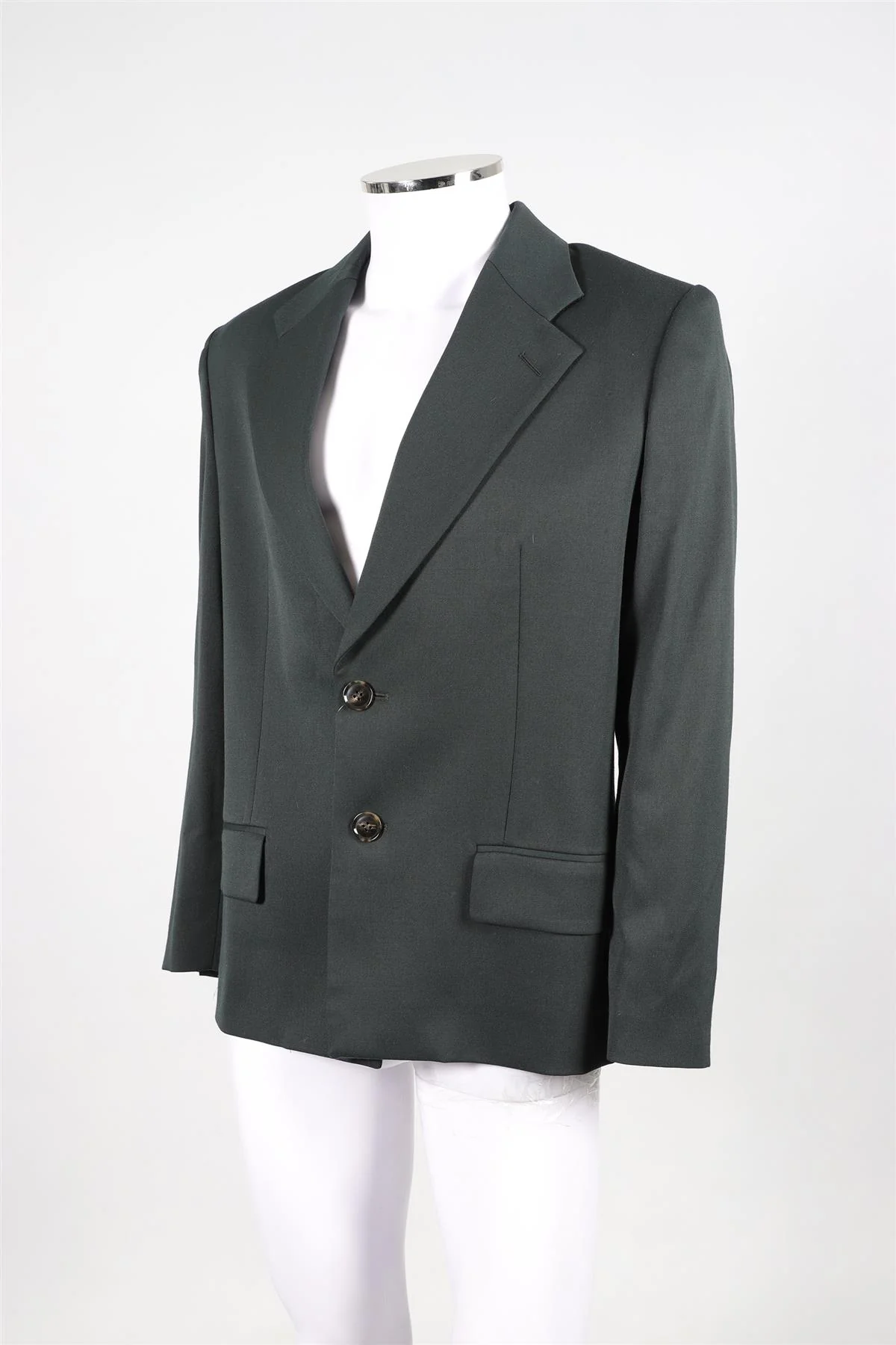 MM6 GREEN MEN'S WOOL BLAZER IT 48 UK 36 - Image 3