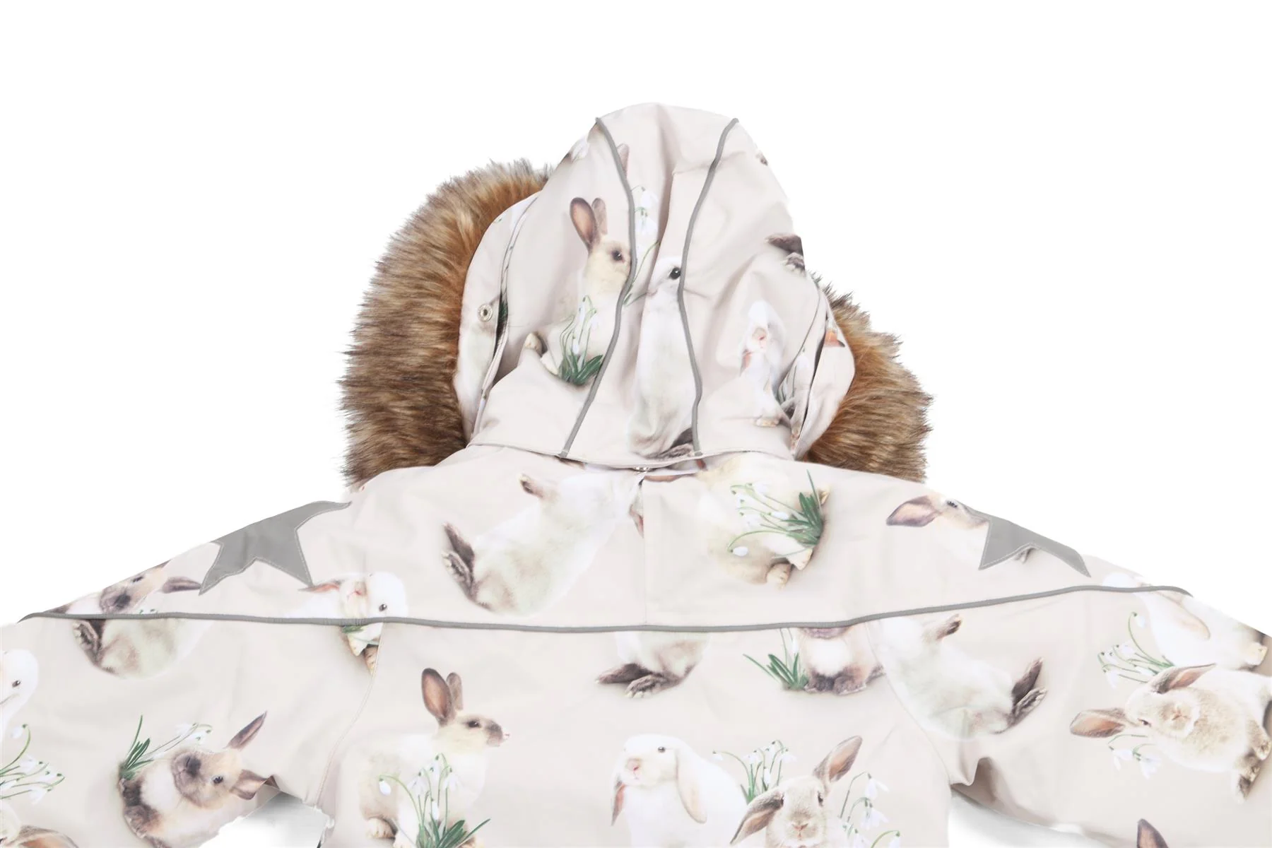 MOLO BEIGE KIDS GIRLS SKI JACKET 5 YEARS - Image 5