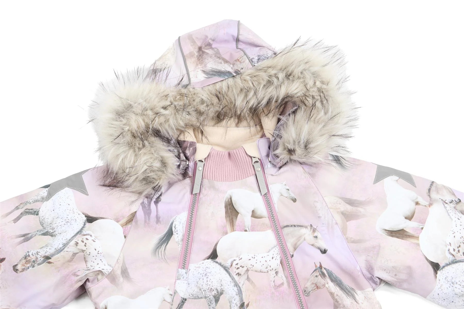 MOLO PINK KIDS GIRLS SKI JACKET 10 YEARS - Image 3