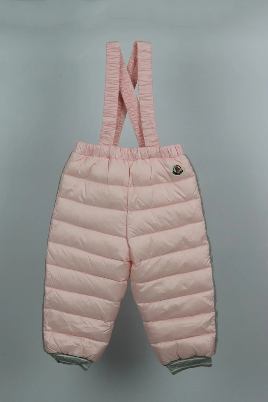 MONCLER BABY GIRLS DOWN PADDED SKI PANTS 18-24 MONTHS - Image 2