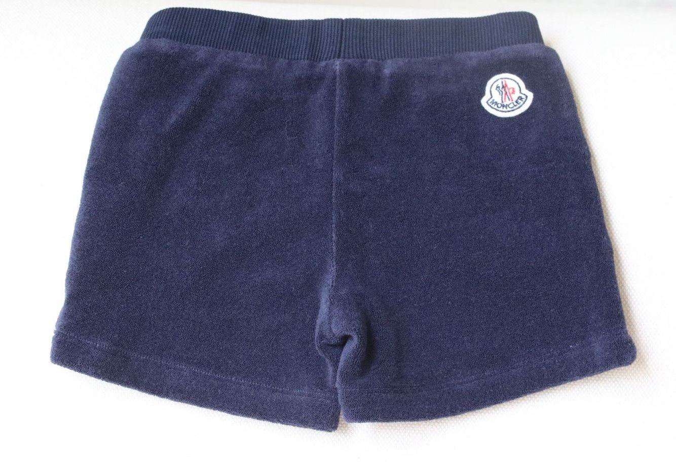 MONCLER BABY NAVY SHORTS 12-18 MONTHS - Image 4