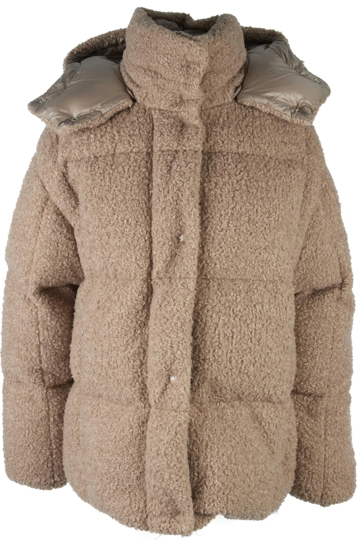MONCLER BEIGE PARANAS PADDED DOWN JACKET UK 14