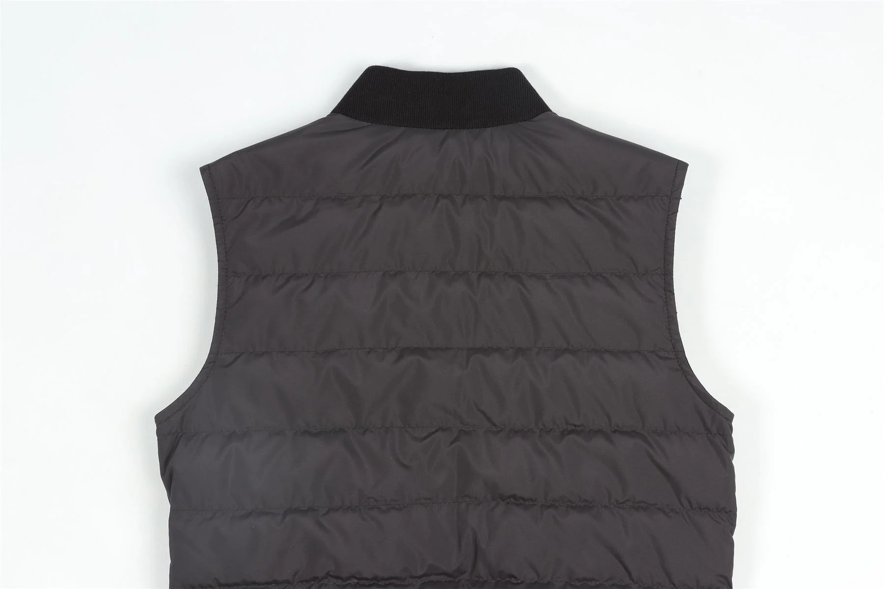 MONCLER BLACK KIDS BOYS PADDED GILET 8 YEARS - Image 5