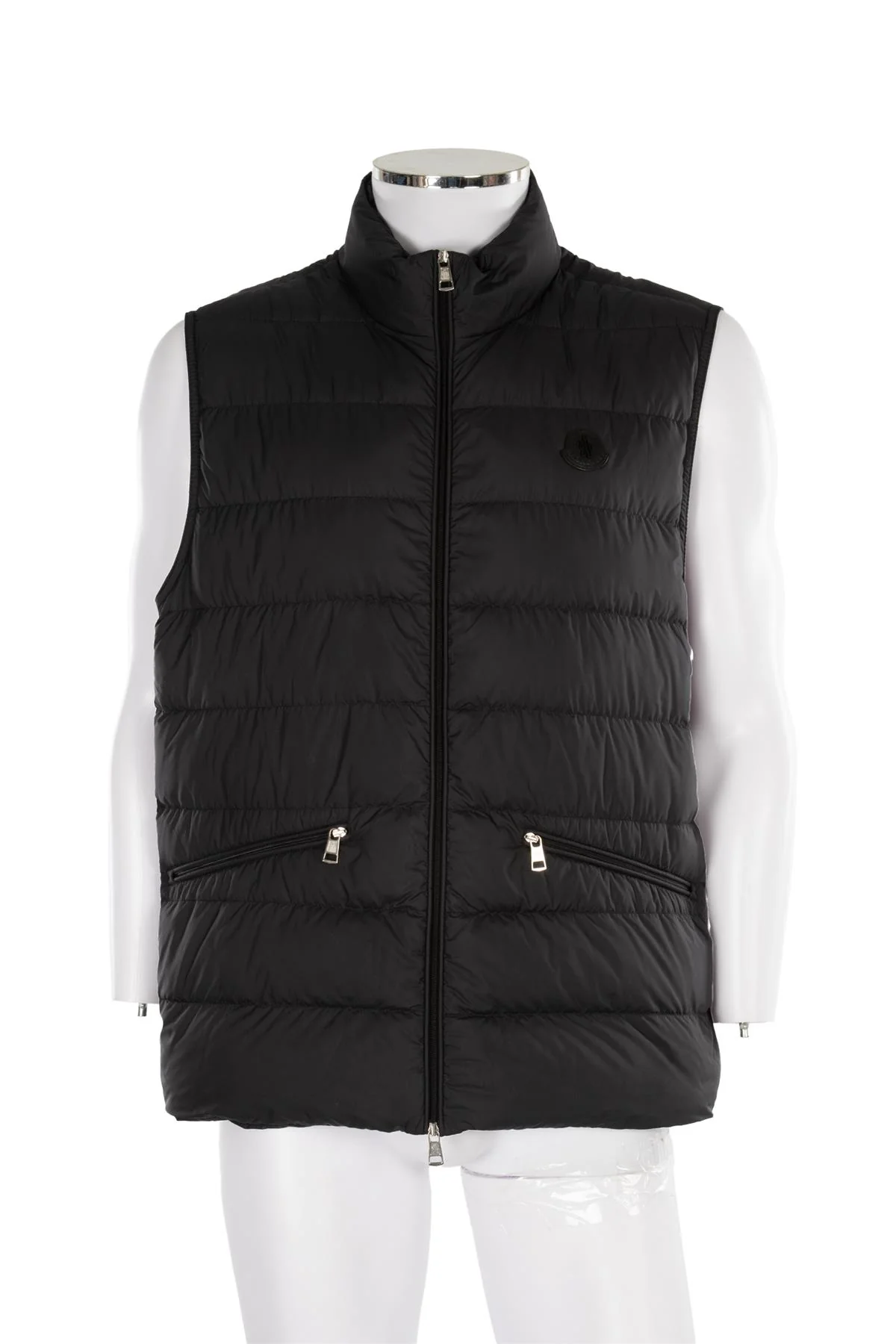 MONCLER BLACK MEN'S TREOMPAN PADDED DOWN VEST 5 US/UK 44 - Image 2