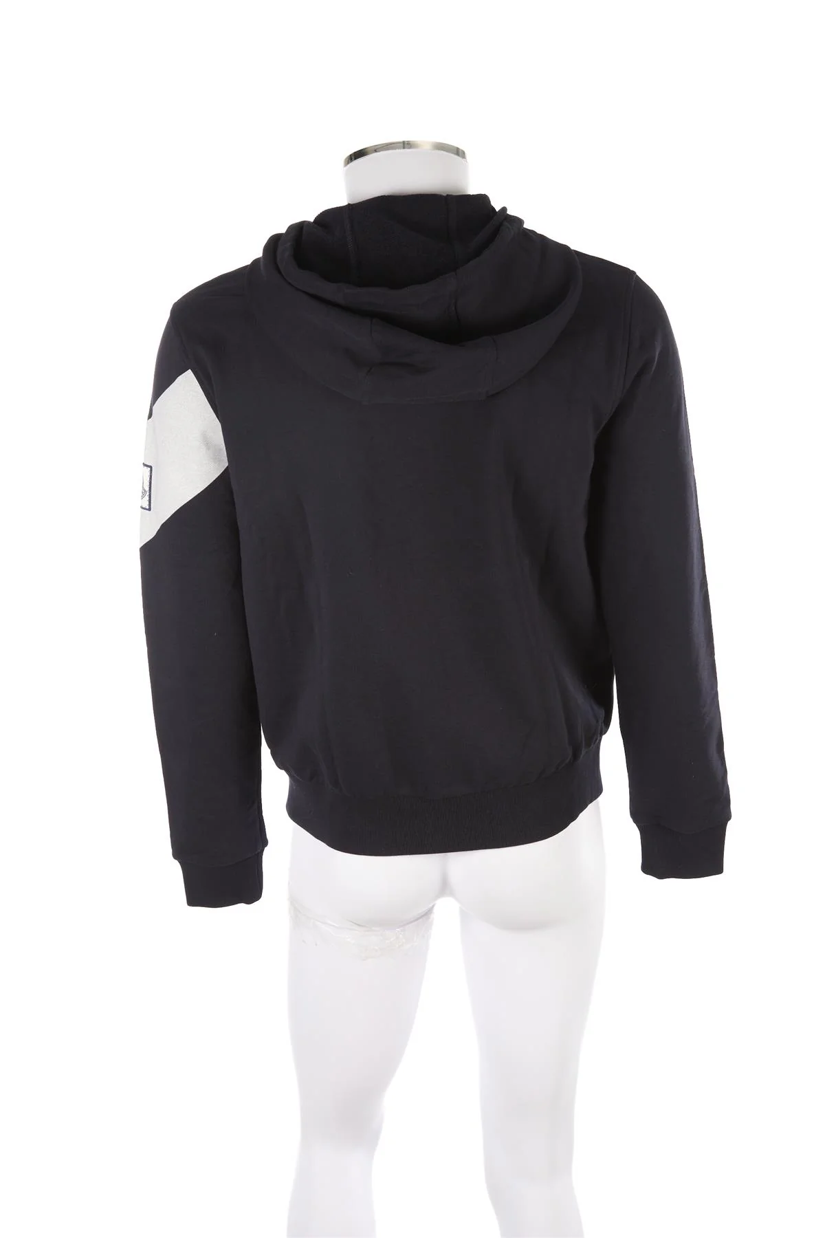 MONCLER GAMME BLEU NAVY MEN'S COTTON HOODIE LARGE - Image 4