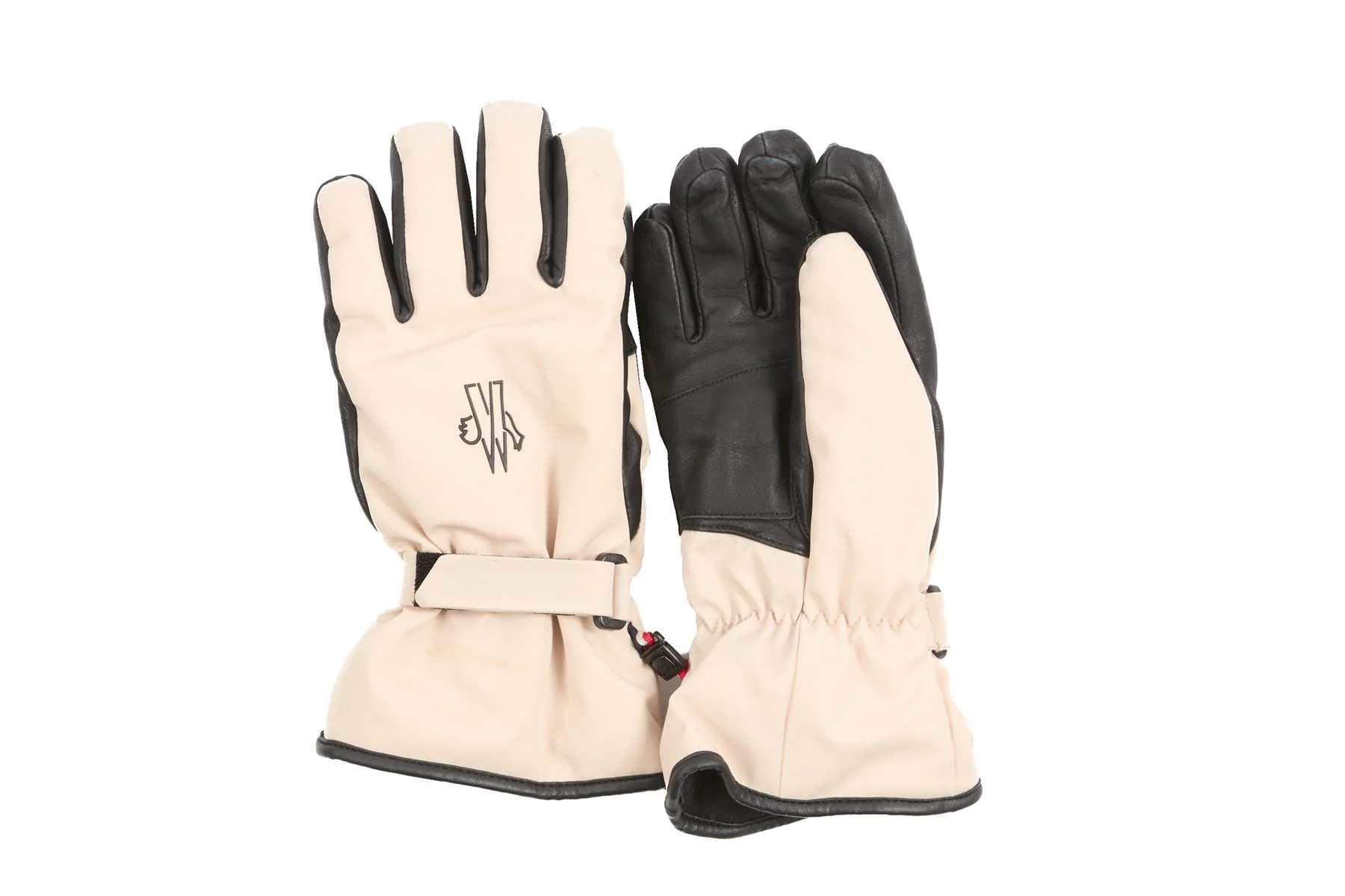 MONCLER GRENOBLE BEIGE KIDS GIRLS SKI GLOVES 12-14 YEARS - Image 2