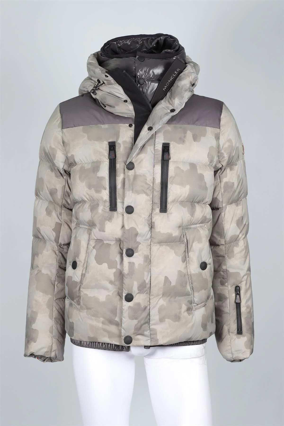 MONCLER GRENOBLE GREY MEN'S PADDED DOWN JACKET UK/US CHEST 40 - Image 2