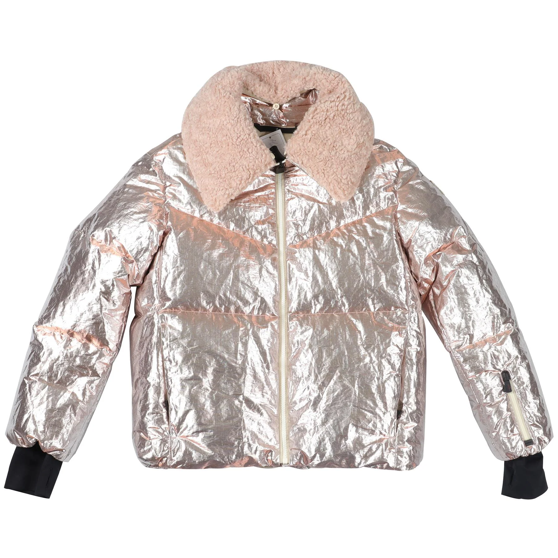 MONCLER GRENOBLE PINK KIDS GIRLS PADDED JACKET 12 YEARS - Image 6
