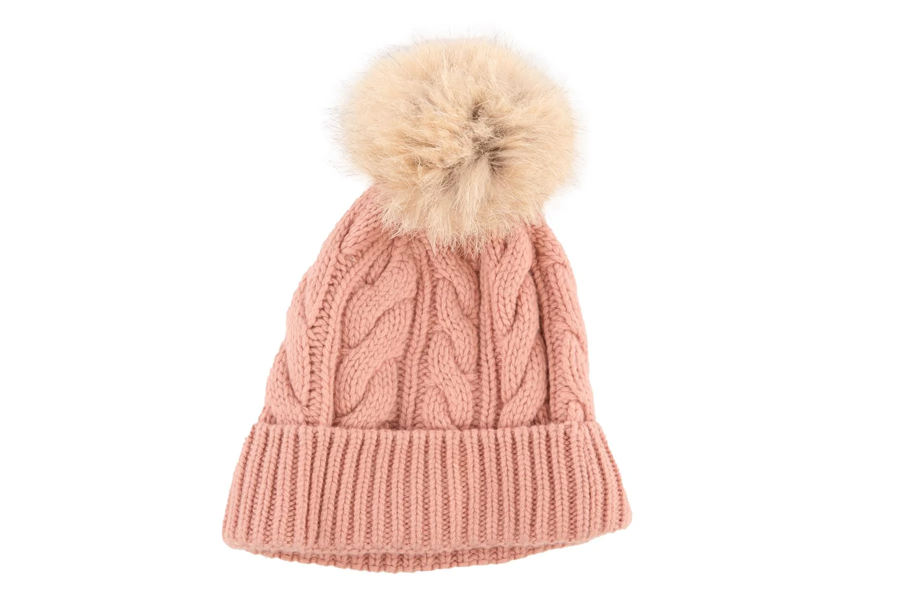 MONCLER GRENOBLE PINK WOOL BEANIE ONE SIZE - Image 2