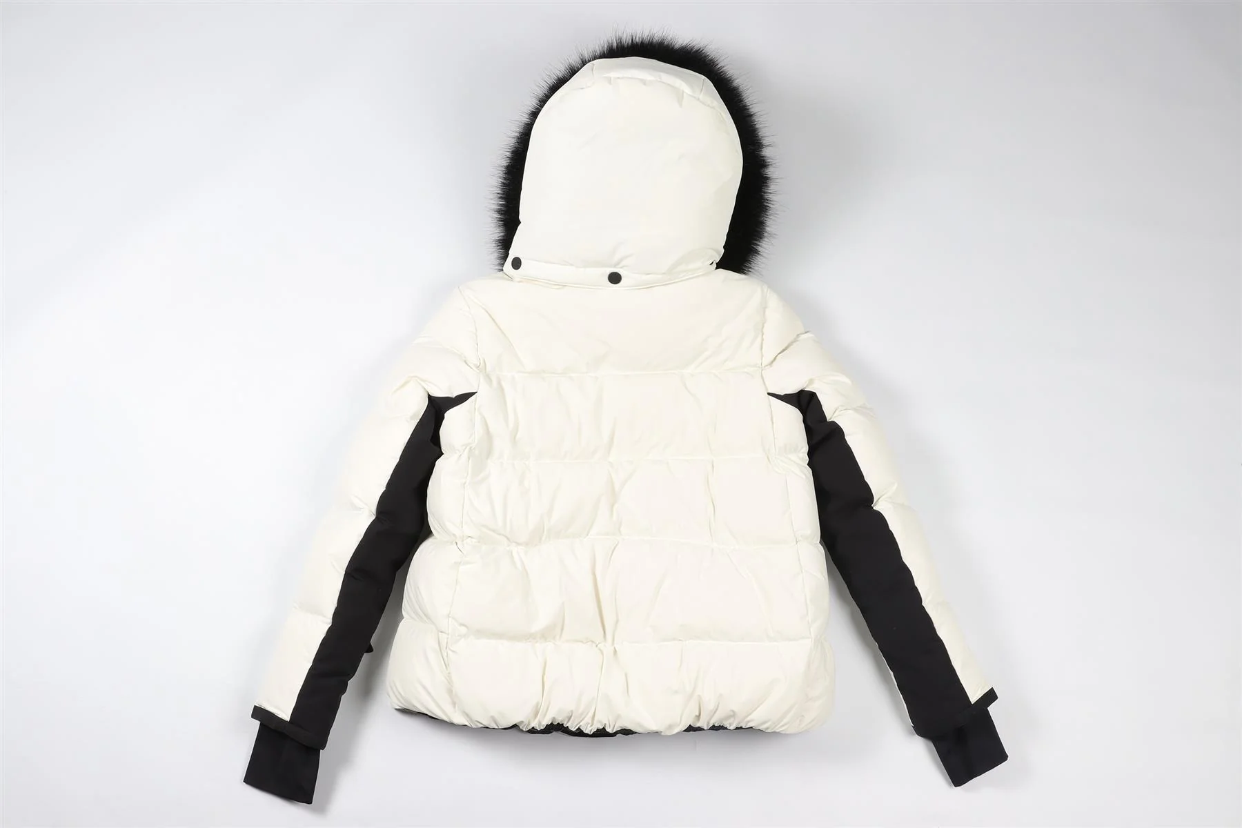 MONCLER GRENOBLE WHITE KIDS GIRLS PADDED JACKET 12 YEARS - Image 9