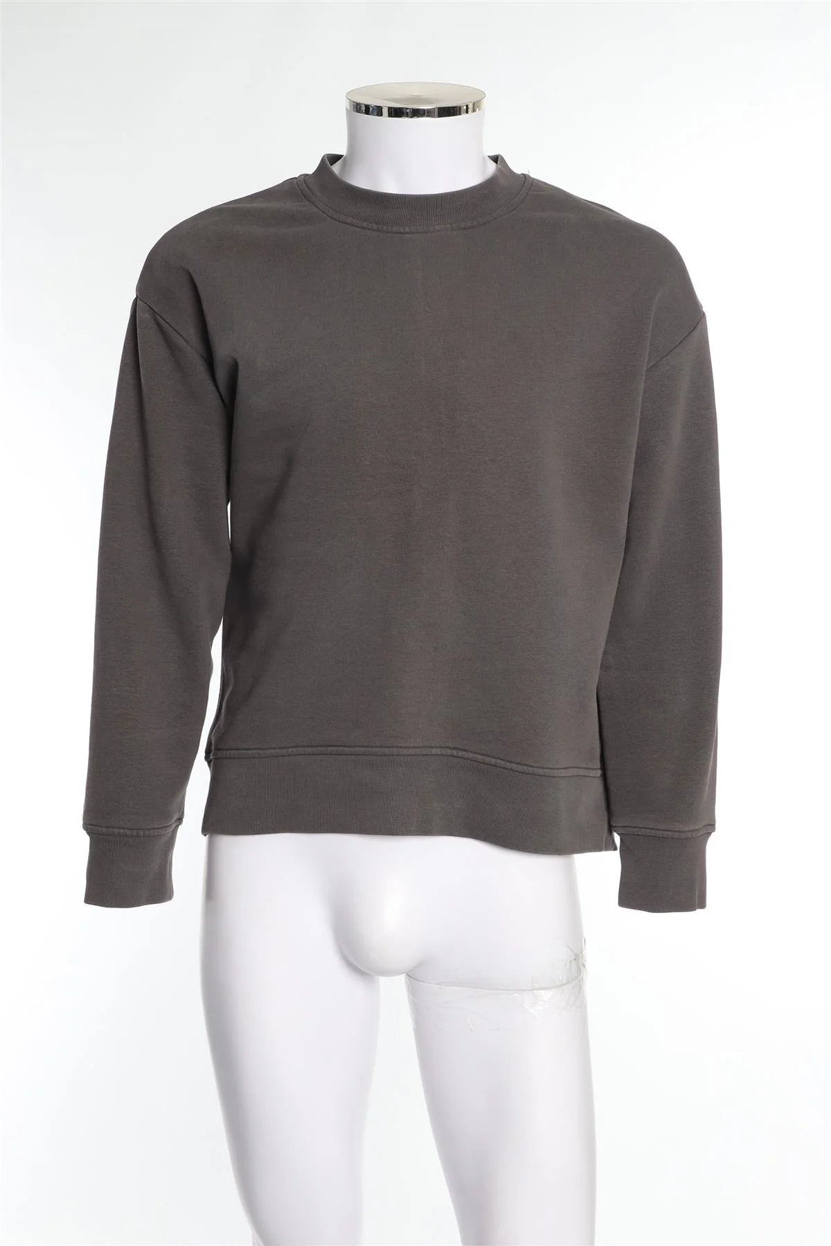 MONCLER GREY MEN'S COTTON SWEATSHIRT XSMALL - Image 2