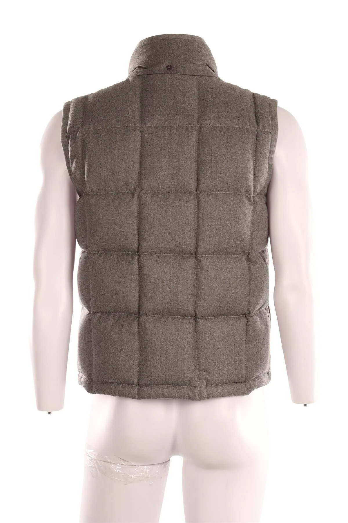 MONCLER GREY MEN'S PADDED DOWN GILET IT 46 UK/US CHEST 36 - Image 4