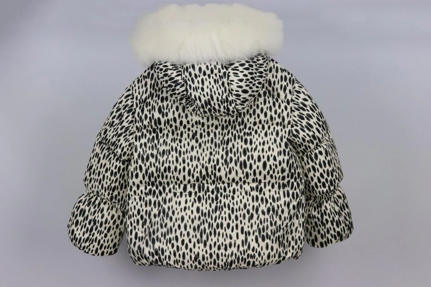 MONCLER KIDS GIRLS FUR DOWN PADDED JACKET 8 YEARS - Image 3