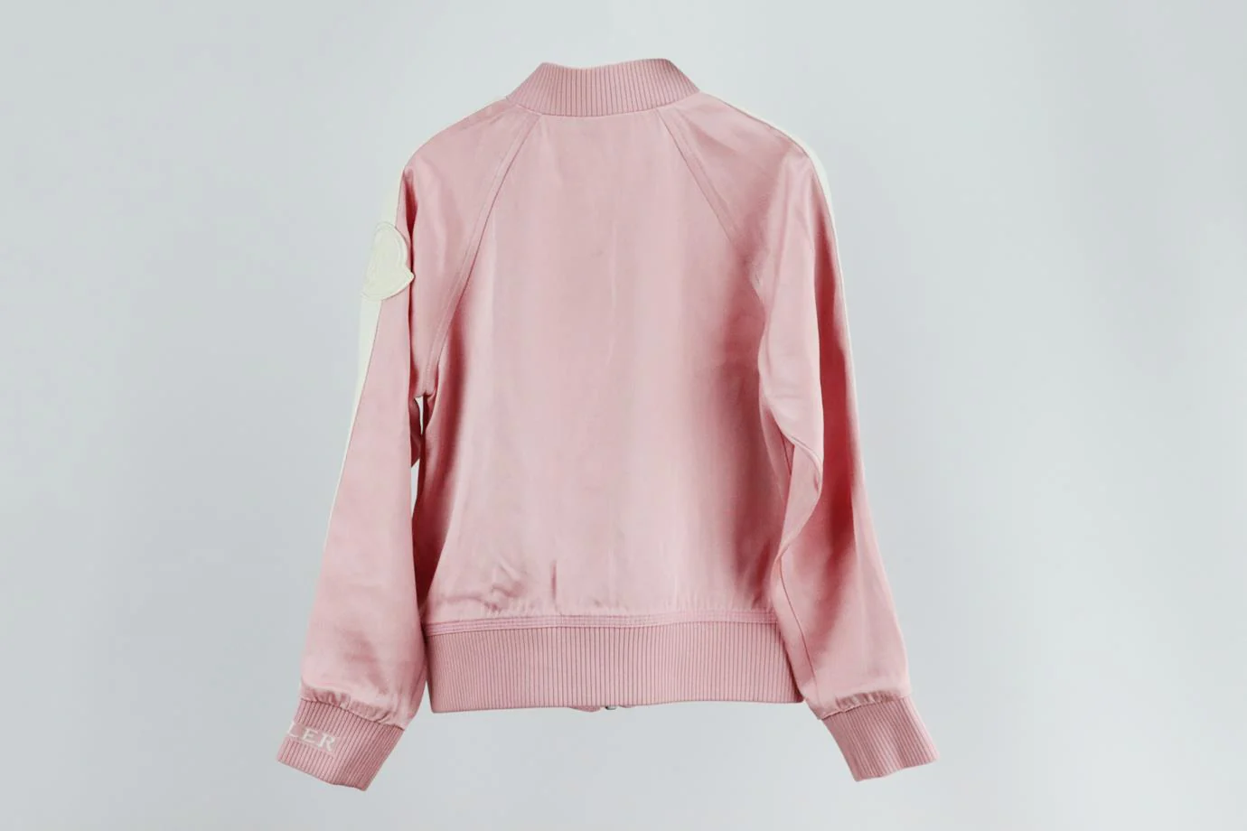 MONCLER KIDS GIRLS LOGO SATIN JACKET AND PANTS SET 8 YEARS - Image 4