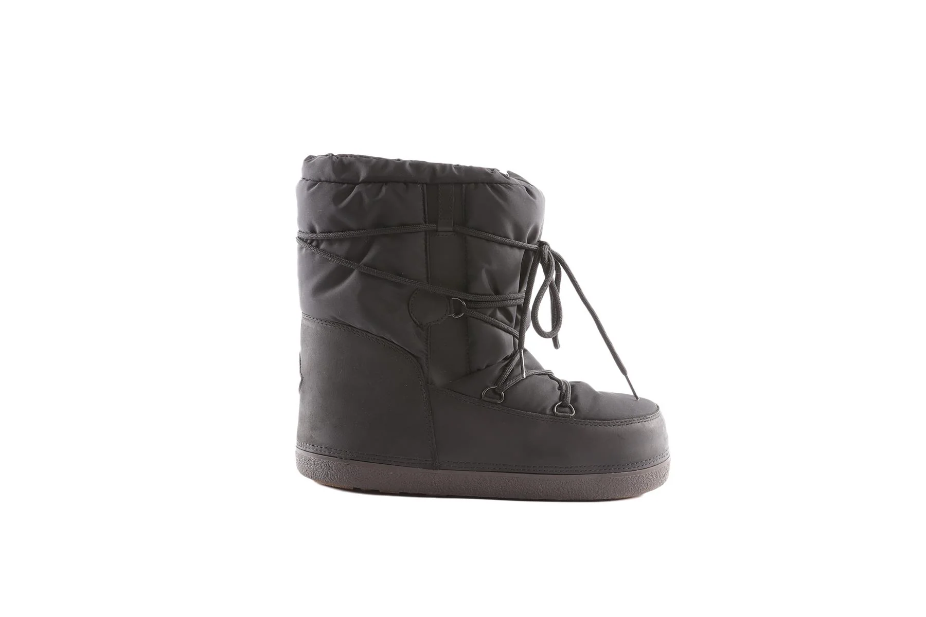 MONCLER + MOON BOOT BLACK SHELL SNOW BOOTS EU 42 UK 8 US 9 - Image 2