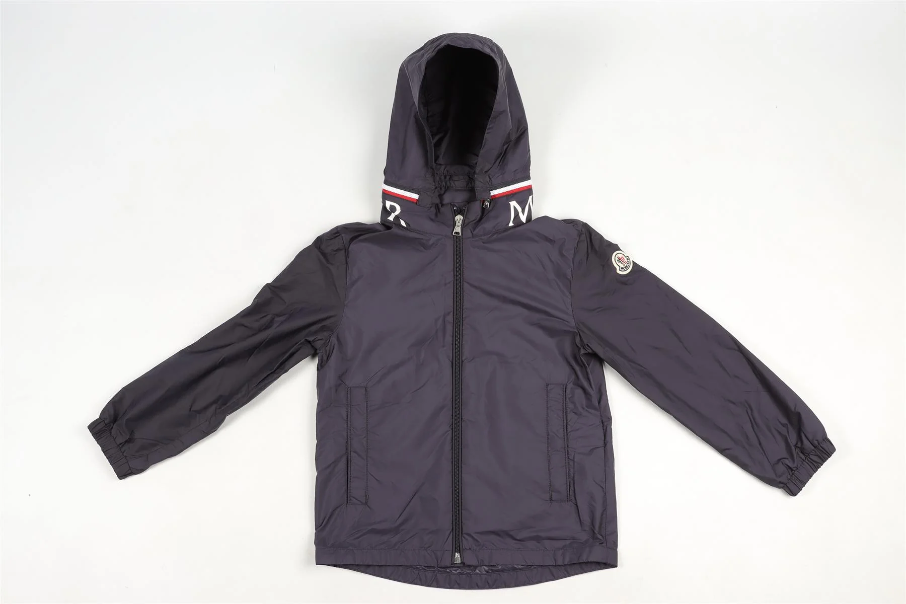 MONCLER NAVY KIDS BOYS NYLON JACKET 8 YEARS - Image 2