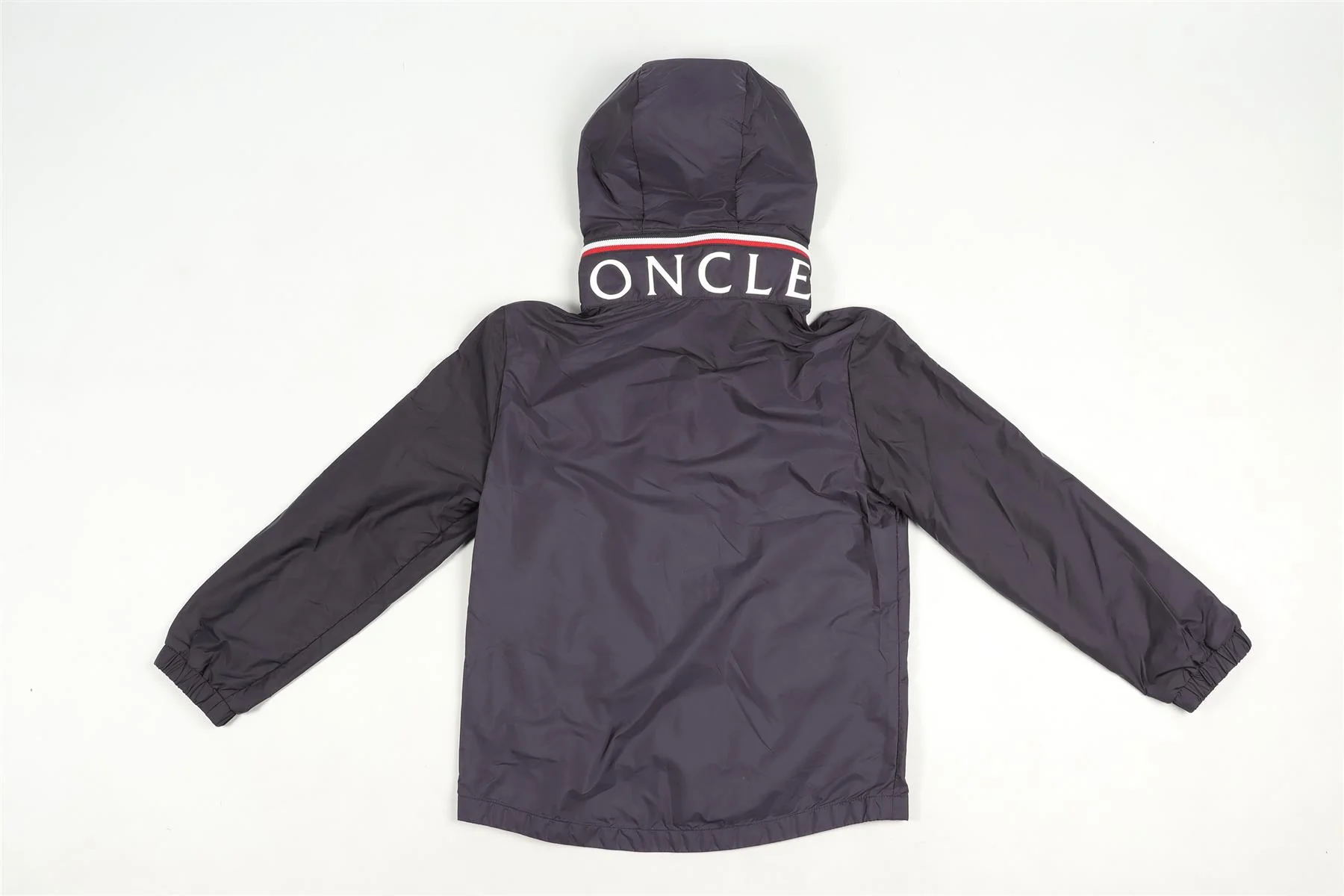 MONCLER NAVY KIDS BOYS NYLON JACKET 8 YEARS - Image 4