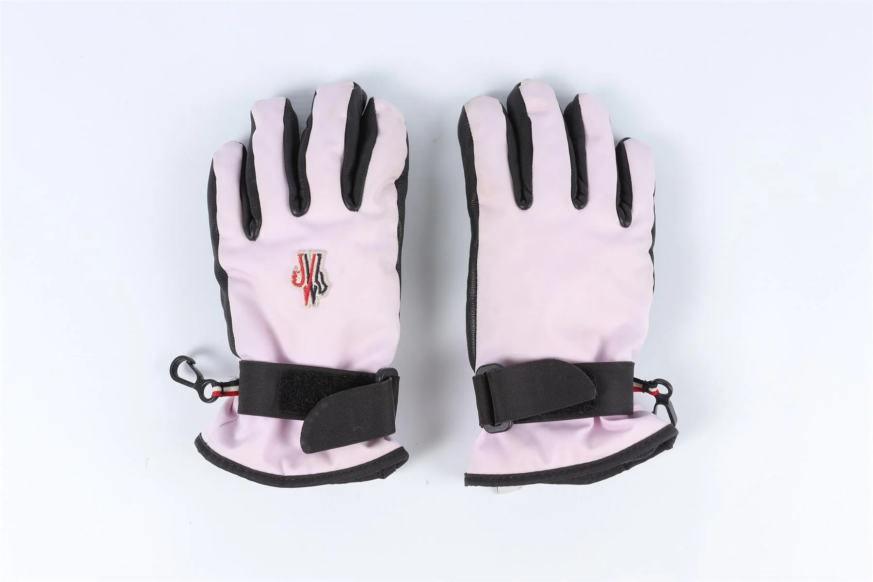 MONCLER PINK GIRLS KIDS SKI GLOVES - Image 2