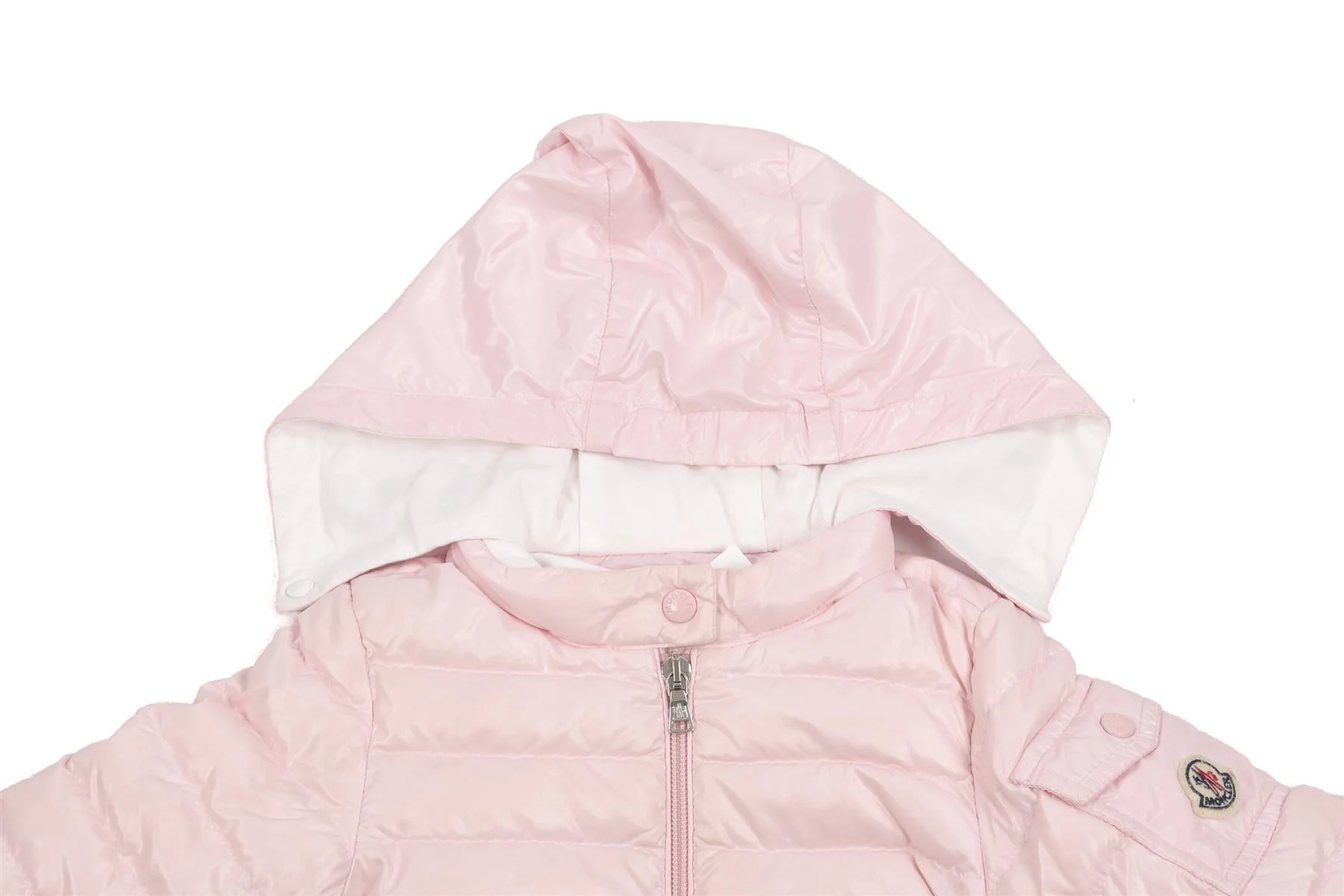 MONCLER PINK KIDS GIRLS JACKET 2 YEARS - Image 3