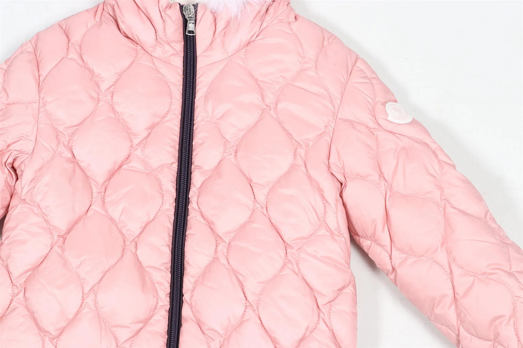 MONCLER PINK KIDS GIRLS PADDED JACKET 2 YEARS - Image 3