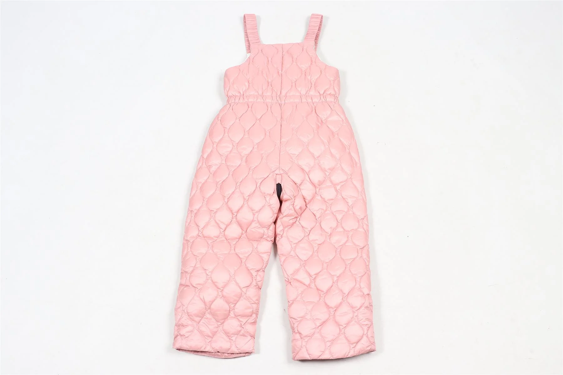 MONCLER PINK KIDS GIRLS PADDED SALOPETTES 2 YEARS - Image 2