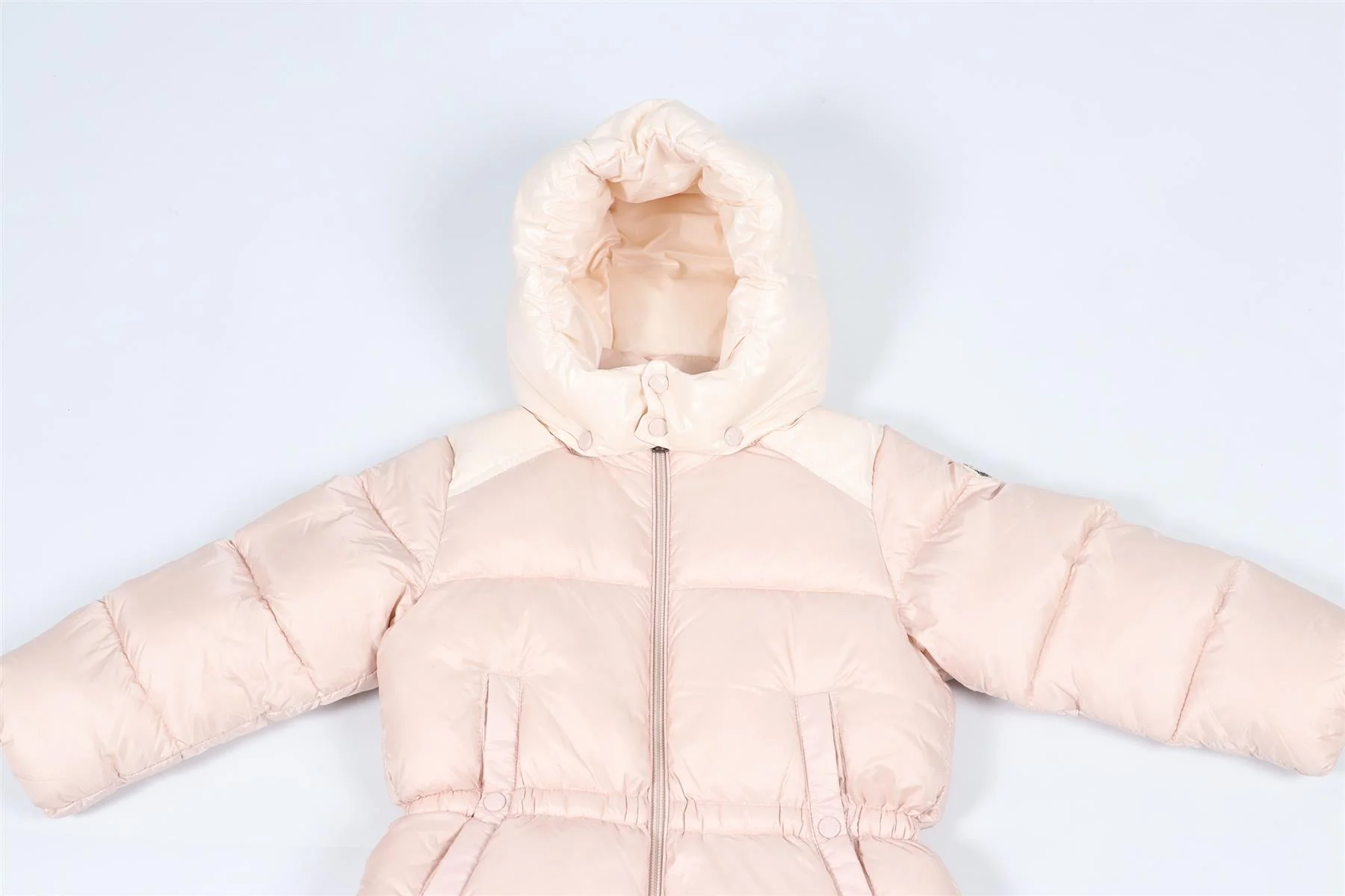 MONCLER PINK KIDS GIRLS PADDED SNOWSUIT 2 YEARS - Image 3