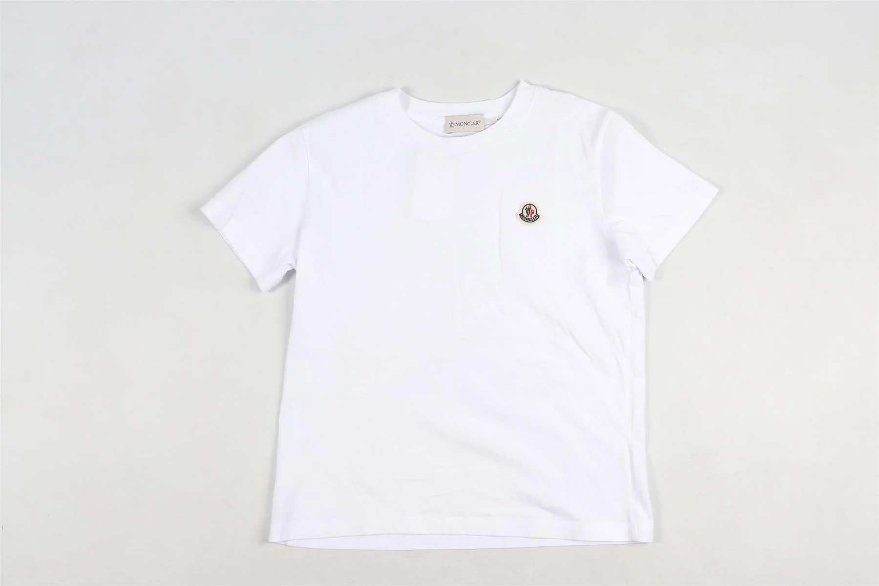 MONCLER WHITE KIDS BOYS COTTON T-SHIRT 8 YEARS - Image 2