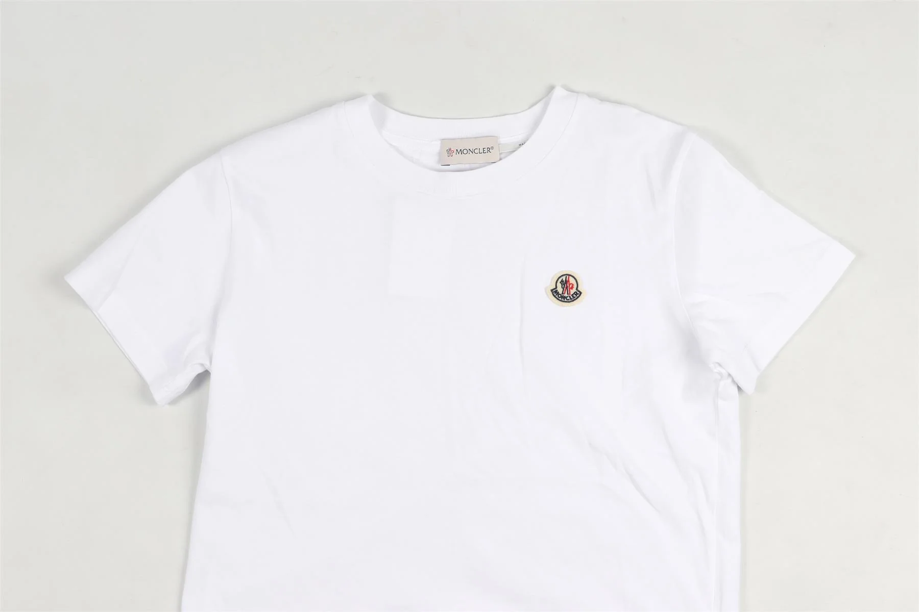 MONCLER WHITE KIDS BOYS COTTON T-SHIRT 8 YEARS - Image 3